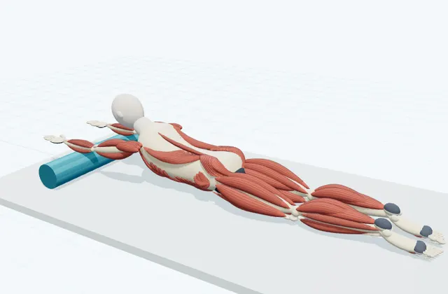 A schematic 3D view of Swan Prep on the Roller